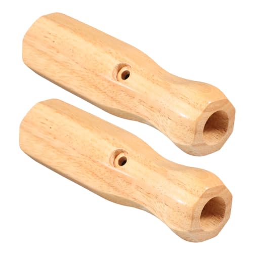 Mipcase 2 Stück Griff für Kickertisch Fußball Griffe für Kickertische Griffe für Tischkicker Griffe für Spieler-Kickertische Griff für Tischkicker Kicker Zubehör Kickergriffe hölzern Beige von Mipcase