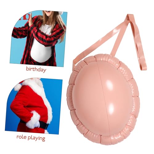 Mipcase 2 Stück PVC Aufblasbarer Fake Schwangerschaftsbauch Verstellbar Hautfreundlich für Weihnachtsmann Kostüm Vielseitiges Party und Theater Requisit Geeignet für Verschiedene Mipcase 2 Stück PVC Aufblasbarer Fake Schwangerschaftsbauch Verstellbar Hautfreundlich für Weihnachtsmann Kostüm Vielseitiges Party und Theater Requisit Geeignet für Verschiedene von Mipcase