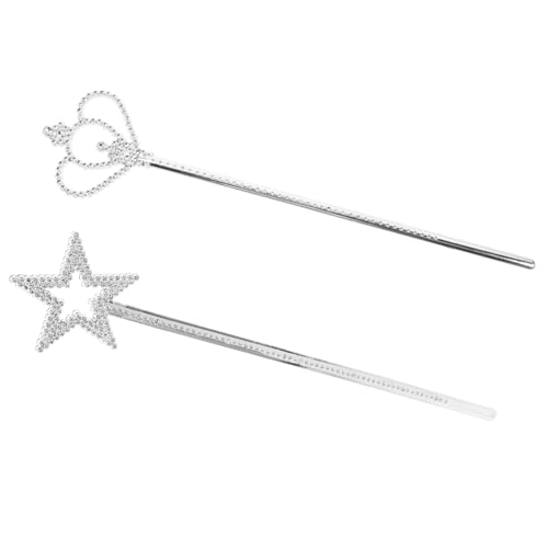 Mipcase 2 Stück Versilberter Sternstab Krone Zauberstab Fee Prinzessin Prinzessin Zauberstab Für Pilzstab Rollenspiel Königskostüm Zauberstäbe Feenstöcke Abs Silber Mipcase 2 Stück Versilberter Sternstab Krone Zauberstab Fee Prinzessin Prinzessin Zauberstab Für Pilzstab Rollenspiel Königskostüm Zauberstäbe Feenstöcke Abs Silber von Mipcase