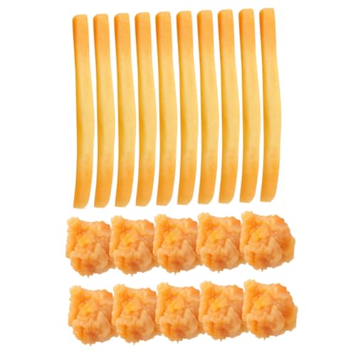 Mipcase 20Stücke Künstliche Frites und Hühnchen Popcorn Modell Dekoration für Partys Fotografie und Restaurant Displays Realistische Nachbildung Leicht zu Reinigen Mipcase 20Stücke Künstliche Frites und Hühnchen Popcorn Modell Dekoration für Partys Fotografie und Restaurant Displays Realistische Nachbildung Leicht zu Reinigen von Mipcase
