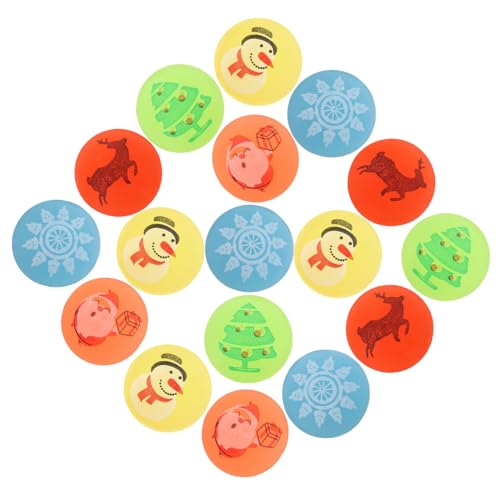Mipcase 24 Stück Teiliges Weihnachts Glow in The Dark Bouncing Balls mit Santa Schneeflocke Glocke Rentier Motiven Robuste Partydeko und Spielspaß für Weihnachtsfeiern und Mipcase 24 Stück Teiliges Weihnachts Glow in The Dark Bouncing Balls mit Santa Schneeflocke Glocke Rentier Motiven Robuste Partydeko und Spielspaß für Weihnachtsfeiern und von Mipcase
