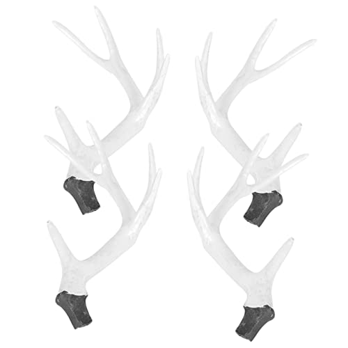 Mipcase 2Paare Geweih Stirnband für Weihnachten DIY Dekoration Haaraccessoire für Weihnachtsfeiern Auffälliger Kopfschmuck für Partys Hochwertiges von Mipcase
