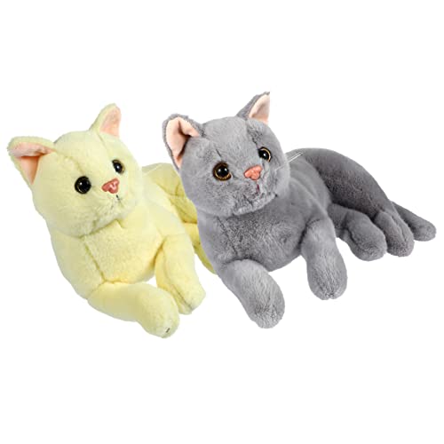 Mipcase 2stücke Katzen Plüschtiere Niedliche Cartoon-kätzchen Stofftiere Für Mädchen Als Geburtstagsgeschenk Weichem Baumwollmaterial Für Zuhause Kinderzimmer Mipcase 2stücke Katzen Plüschtiere Niedliche Cartoon-kätzchen Stofftiere Für Mädchen Als Geburtstagsgeschenk Weichem Baumwollmaterial Für Zuhause Kinderzimmer von Mipcase
