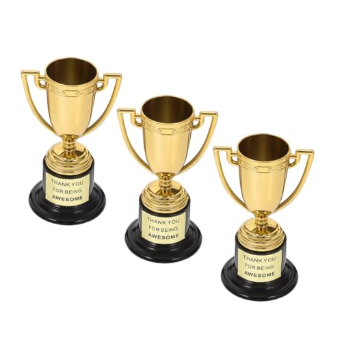 Mipcase 3 Stück kleine Trophäe Mini-Trophäen für Schmuckstücke Daumen hoch Trophäe Zappelspielzeug Masse Massenspielzeug Golf-Trophäe Plastik Golden Wiederverwendbar Mipcase 3 Stück kleine Trophäe Mini-Trophäen für Schmuckstücke Daumen hoch Trophäe Zappelspielzeug Masse Massenspielzeug Golf-Trophäe Plastik Golden Wiederverwendbar von Mipcase