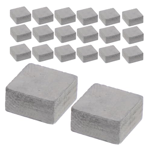 Mipcase 30 Stück Miniatur-Essens- und Spielzeugszenen Puppenhaus-Steine Zubehör für Bausteine Materialien für Architekturmodelle Bausteine ​​Bauen Miniaturziegel Ton Grey von Mipcase