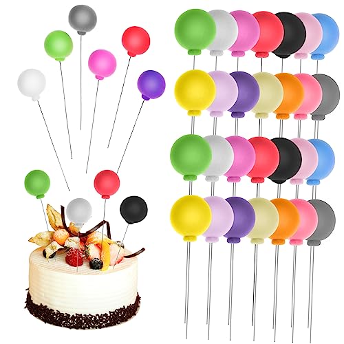 Mipcase 30Stücke Schaumstoffkugeln Mini Ballon Kuchen Topper für Geburtstagsfeier Hochzeit und DIY Dekorationen Sichere und Langlebige Tortendeko für Kreative Backprojekte Mipcase 30Stücke Schaumstoffkugeln Mini Ballon Kuchen Topper für Geburtstagsfeier Hochzeit und DIY Dekorationen Sichere und Langlebige Tortendeko für Kreative Backprojekte von Mipcase