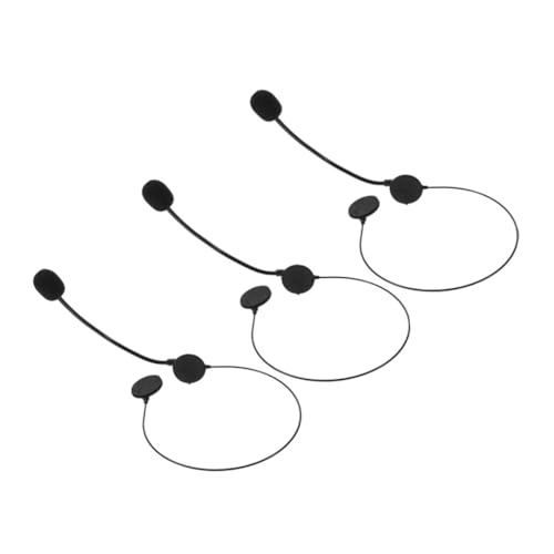 Mipcase 3Stücke Spielzeug Kopfhörer Requisite für Kinder Leichtes Mikrofon Headset Kostüm Zubehör für Cosplay Partys Karneval Tanzaufführungen von Mipcase