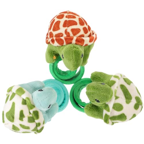 Mipcase 3Stücke Plüsch Schildkröten Slap Armbänder Tier Handgelenkspielzeug für Partys und Geburtstagsfeiern Langlebig und Vielseitig Einsetzbar Mipcase 3Stücke Plüsch Schildkröten Slap Armbänder Tier Handgelenkspielzeug für Partys und Geburtstagsfeiern Langlebig und Vielseitig Einsetzbar von Mipcase