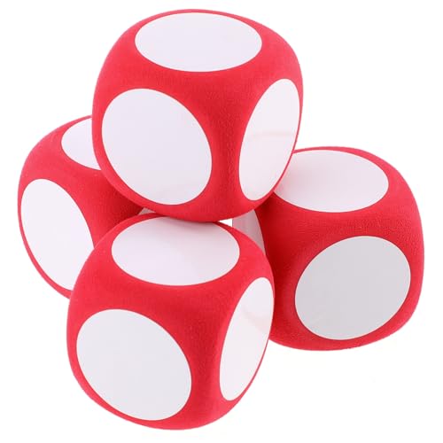 Mipcase 4 Stück Große Schaumstoffwürfel Abwischbar DIY Beschreibbar Pädagogisch Vielseitig für Klassenzimmer Spiele Party Aktivitäten Mipcase 4 Stück Große Schaumstoffwürfel Abwischbar DIY Beschreibbar Pädagogisch Vielseitig für Klassenzimmer Spiele Party Aktivitäten von Mipcase