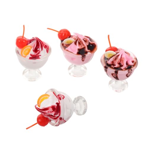 Mipcase 4 Stück Miniatur-eisfiguren, Realistische Mini-puppenhaus-lebensmittelmodelle, Winzige Dessertdekorationen, Kinder, Rollenspiel-Spielzeug Für Heimwerker Mipcase 4 Stück Miniatur-eisfiguren, Realistische Mini-puppenhaus-lebensmittelmodelle, Winzige Dessertdekorationen, Kinder, Rollenspiel-Spielzeug Für Heimwerker von Mipcase