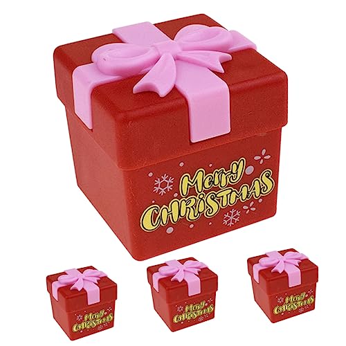 Mipcase 4 Stück Teiliges Weihnachts Wind Up Lustige Mechanische Figuren Batteriefrei Sicher für Weihnachtsfeiern Partydeko und Geschenkspaß von Mipcase