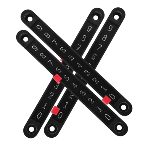Mipcase 4 Stück Tischfußballtorschütze Tischfußball Punkten Desktop-Fußballspieltisch Zubehör für Tischspiele für Umweltfreundlicher Kunststoff Black Mipcase 4 Stück Tischfußballtorschütze Tischfußball Punkten Desktop-Fußballspieltisch Zubehör für Tischspiele für Umweltfreundlicher Kunststoff Black von Mipcase