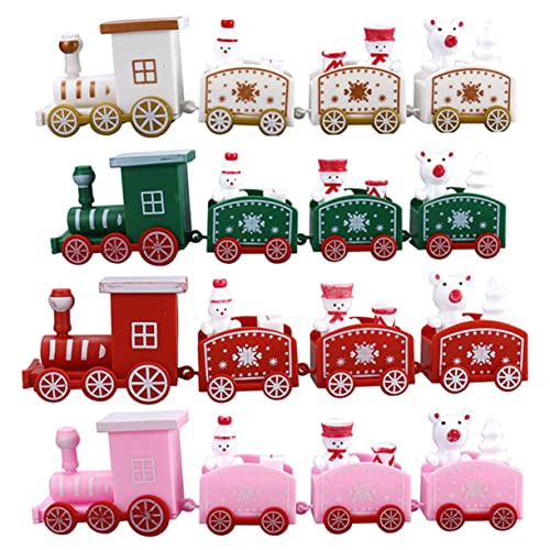 Mipcase 4 Stück Weihnachtliche Mini Zug Deko Teiliges aus Stabilem Kunststoff mit Schneemann Kindersicheres Tischdekoration für Festliche Partys und Kinderzimmer Mipcase 4 Stück Weihnachtliche Mini Zug Deko Teiliges aus Stabilem Kunststoff mit Schneemann Kindersicheres Tischdekoration für Festliche Partys und Kinderzimmer von Mipcase