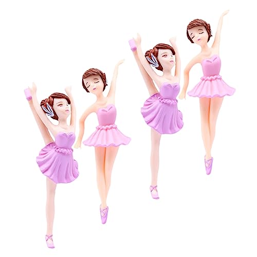 Mipcase 4Stücke Ballerina Cupcake Topper Mädchenfiguren für Geburtstagsfeiern Tanzpartys und Dekorationen Wiederverwendbare Tortendeko Mipcase 4Stücke Ballerina Cupcake Topper Mädchenfiguren für Geburtstagsfeiern Tanzpartys und Dekorationen Wiederverwendbare Tortendeko von Mipcase