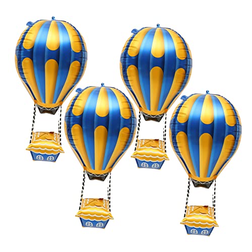 Mipcase 4Stücke Heißluftballon Folienballons für Kindergeburtstag Shower und Hochzeitsdekoration Türkisfarbener Heißluftballon Partydekorationen Mipcase 4Stücke Heißluftballon Folienballons für Kindergeburtstag Shower und Hochzeitsdekoration Türkisfarbener Heißluftballon Partydekorationen von Mipcase