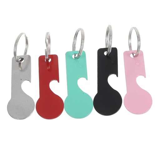 Mipcase 5 Pcs Trolley -token -schlüsselbund Für Einkaufswagenmünzen Und Supermarkt Verwenden Trolley -schlüsselring Für Supermarkt Handtasche Anhängerdekoration Mipcase 5 Pcs Trolley -token -schlüsselbund Für Einkaufswagenmünzen Und Supermarkt Verwenden Trolley -schlüsselring Für Supermarkt Handtasche Anhängerdekoration von Mipcase