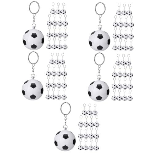 Mipcase 5 Sätze Fußball Schlüsselanhänger Ziel Mama Jungen Anhänger Blaue Dekorationen Perlen Fußball Schlüsselanhänger Cartoon Stil Tag Party Mädchen Geburtstag 15 Stücke * 5 von Mipcase