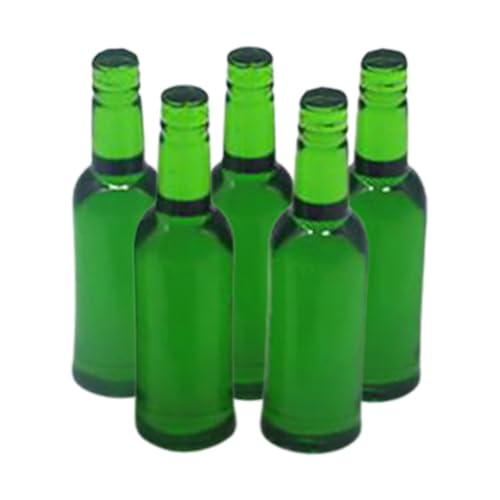 Mipcase 5Stücke Bierflaschen für Puppenhäuser Realistische Requisiten aus Robustem Harz für Kreative Szenen und DIY Fotografie Dekoration für Mini Häuser Mipcase 5Stücke Bierflaschen für Puppenhäuser Realistische Requisiten aus Robustem Harz für Kreative Szenen und DIY Fotografie Dekoration für Mini Häuser von Mipcase