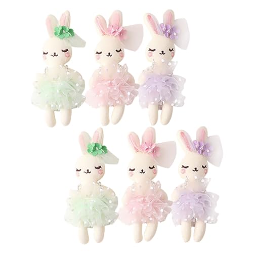 Mipcase 6 Stück Kaninchenpuppe Miniaturfiguren Bastelt Stirnband-Kaninchen-Ornament Mini-plüsch-Kaninchen-anhänger Kaninchen-Miniatur Hasenpuppenschmuck Pp Baumwolle Mipcase 6 Stück Kaninchenpuppe Miniaturfiguren Bastelt Stirnband-Kaninchen-Ornament Mini-plüsch-Kaninchen-anhänger Kaninchen-Miniatur Hasenpuppenschmuck Pp Baumwolle von Mipcase