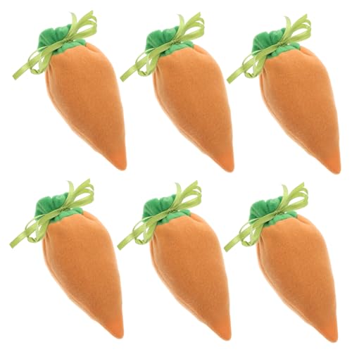 Mipcase 6 Stück Karottenbündeltasche Korbfüllbeutel Osterbesteck Tasche Snack-tasche Hasen-leckerli-tasche Geschenktüten Mit Kordelzug Schmuckkorb Utensilienhülle Orange Plüschstoffe Mipcase 6 Stück Karottenbündeltasche Korbfüllbeutel Osterbesteck Tasche Snack-tasche Hasen-leckerli-tasche Geschenktüten Mit Kordelzug Schmuckkorb Utensilienhülle Orange Plüschstoffe von Mipcase