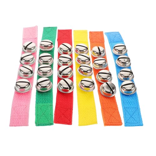 Mipcase 6 Stück Kleines Handgelenk-glockenspielzeug Für Handgehaltene Glocke Handglocke Glockenarmband Rhythmus- Für Kleinkinder Babyglocken Stoff Mipcase 6 Stück Kleines Handgelenk-glockenspielzeug Für Handgehaltene Glocke Handglocke Glockenarmband Rhythmus- Für Kleinkinder Babyglocken Stoff von Mipcase