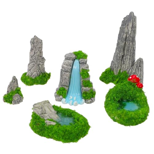 Mipcase 6 Teilige Felsstatue Bonsai Künstlicher Berg Künstliche Felsen Für Den Innenbereich Feengarten Teich Gartenminiaturen Realistisches Mini Feengartenzubehör Wasserbausätze Mipcase 6 Teilige Felsstatue Bonsai Künstlicher Berg Künstliche Felsen Für Den Innenbereich Feengarten Teich Gartenminiaturen Realistisches Mini Feengartenzubehör Wasserbausätze von Mipcase