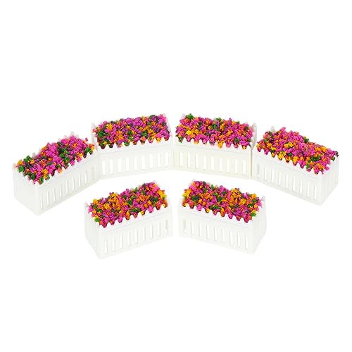 Mipcase 6Stücke Puppenhaus Miniaturpflanzen Farbenfrohe Sukkulenten und Blumenbeete Realistische Dekoration für Feengarten und Puppenhaus Hochwertiges Harz Lebendige Farben Mipcase 6Stücke Puppenhaus Miniaturpflanzen Farbenfrohe Sukkulenten und Blumenbeete Realistische Dekoration für Feengarten und Puppenhaus Hochwertiges Harz Lebendige Farben von Mipcase