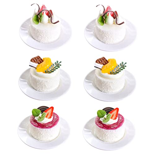 Mipcase 6Stücke Realistische Künstliche Kuchenmodelle Falsche Torten für Fotografie und Dekoration für Heim und Partydisplays Lebensmittelausstellungen und Requisiten Mipcase 6Stücke Realistische Künstliche Kuchenmodelle Falsche Torten für Fotografie und Dekoration für Heim und Partydisplays Lebensmittelausstellungen und Requisiten von Mipcase