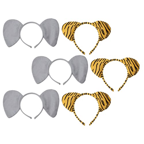 Mipcase 6Stücke Tier Ohr Haarreif Teiliges Cosplay Stirnband für Lustige Tierohren für Partys Fotorequisiten und Karneval aus Weichem Plüschmaterial Bequem und Langlebig Mipcase 6Stücke Tier Ohr Haarreif Teiliges Cosplay Stirnband für Lustige Tierohren für Partys Fotorequisiten und Karneval aus Weichem Plüschmaterial Bequem und Langlebig von Mipcase