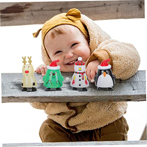 Mipcase 8 Stück Teiliges Weihnachts Aufziehspielzeug Wind Up Figuren aus Sicherem Lustige Spielzeuge für Jungen und Mädchen von Mipcase