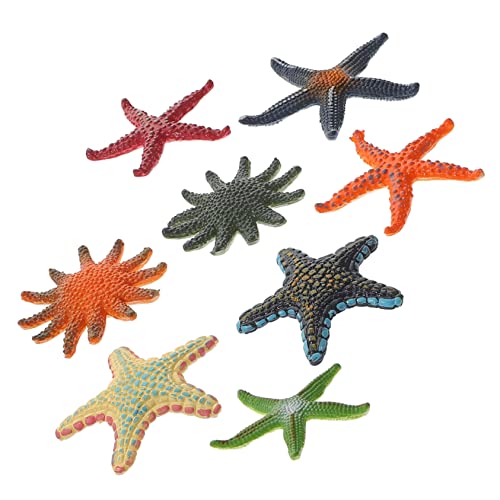 Mipcase 8Stücke Teiliges Meerestiere für Kleine Seesternfiguren aus Langlebigem TPR für Dekoration im Aquarium oder Zuhause und Mediterranen Stil Mipcase 8Stücke Teiliges Meerestiere für Kleine Seesternfiguren aus Langlebigem TPR für Dekoration im Aquarium oder Zuhause und Mediterranen Stil von Mipcase
