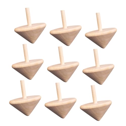 Mipcase 9 Stück Kreiselspielzeug Aus Holz Kreisel Für Holzbabyspielzeug Kinderkreisel Spinning Top Toy Gyro - Fiesta Holzkreisel Basteln Kreisel Hölzern Beige Mipcase 9 Stück Kreiselspielzeug Aus Holz Kreisel Für Holzbabyspielzeug Kinderkreisel Spinning Top Toy Gyro - Fiesta Holzkreisel Basteln Kreisel Hölzern Beige von Mipcase