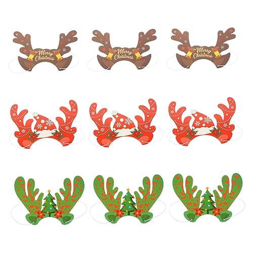 Mipcase 9 Stück Teiliges Weihnachts Party mit Weihnachtlichen Rentiergeweih Papierhüten Weiche Oberfläche Rutschfest als Festliche Kopfbedeckung für Erwachsene Weihnachtsfeiern und Mipcase 9 Stück Teiliges Weihnachts Party mit Weihnachtlichen Rentiergeweih Papierhüten Weiche Oberfläche Rutschfest als Festliche Kopfbedeckung für Erwachsene Weihnachtsfeiern und von Mipcase
