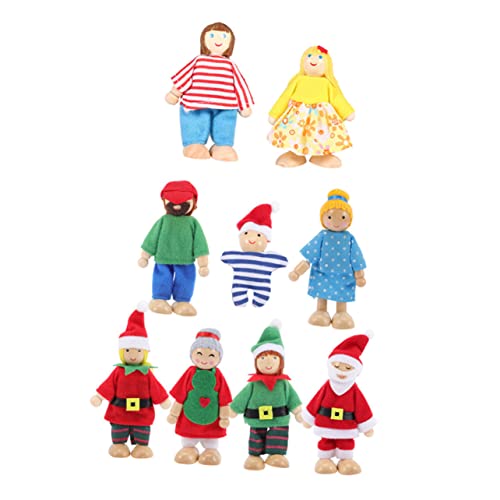 Mipcase 9Stücke Teiliges Handpuppen für Weihnachtsfamilienpuppen aus Sicherem Anpassbare für Rollenspiele und Kreative Interaktionen Perfektes Spielzeuggeschenk Mipcase 9Stücke Teiliges Handpuppen für Weihnachtsfamilienpuppen aus Sicherem Anpassbare für Rollenspiele und Kreative Interaktionen Perfektes Spielzeuggeschenk von Mipcase