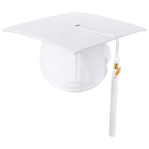 Mipcase Abiturmütze Abschlusshüte Kostüm-Abschlussmütze Mörtelhut Abschlusshut für Erwachsene Abschlusskappe für Erwachsene Graduierungsprop Abschlusskappe mit Quaste Polyester Weiß Mipcase Abiturmütze Abschlusshüte Kostüm-Abschlussmütze Mörtelhut Abschlusshut für Erwachsene Abschlusskappe für Erwachsene Graduierungsprop Abschlusskappe mit Quaste Polyester Weiß von Mipcase