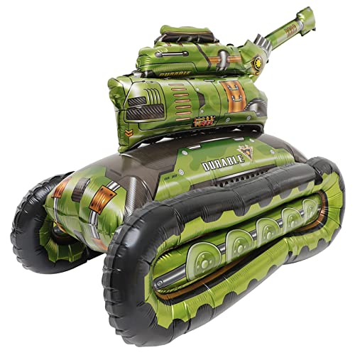 Mipcase Aluminiumfolie Tankmodell Ballon für Jungen Geburtstagsdeko Helium für Kinderpartys Dekorative Party Luftballons Geschenkfreundlich und Langlebig Mipcase Aluminiumfolie Tankmodell Ballon für Jungen Geburtstagsdeko Helium für Kinderpartys Dekorative Party Luftballons Geschenkfreundlich und Langlebig von Mipcase