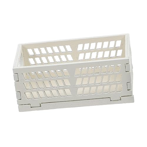 Mipcase Aufbewahrungskorb aus Rustikales Puppenhauszubehör für Szenen Dekorativer Lagerkorb für Kleine Puppenfiguren für Apartments und Kreative Designs von Mipcase