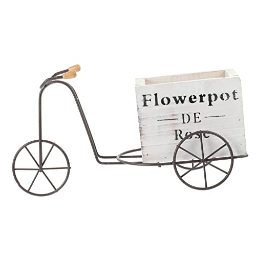 Mipcase Box Fahrradständer Für Garten Fahrräder Ornament Fahrrad Pflanzenständer Fahrrad Blumenhalter Fahrrad Blumentopfhalter Fahrrad Pflanzenständer Fahrrad Crafts Verzierung Kreativer von Mipcase