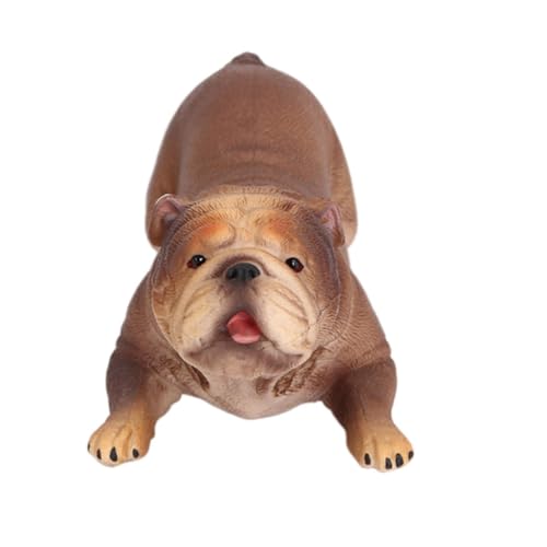 Mipcase Bulldog-Modell lebhafte Bulldoggenfigur Nachahmung Hund schmücken Hundeschmuck Realistisches Modell Hundemodell Simulationshundedekor Bulldogge Plastik Kaffee Mipcase Bulldog-Modell lebhafte Bulldoggenfigur Nachahmung Hund schmücken Hundeschmuck Realistisches Modell Hundemodell Simulationshundedekor Bulldogge Plastik Kaffee von Mipcase