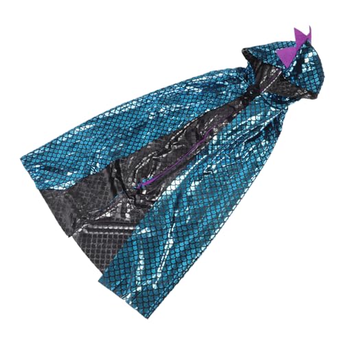 Mipcase Dinosaurier Kostüm Umhang für Blauer Drachen Cape Rollenspiel Outfit für Geburtstagsfeiern und Halloween Leicht und Komfortabel für Kreative Spielabenteuer Jahre von Mipcase