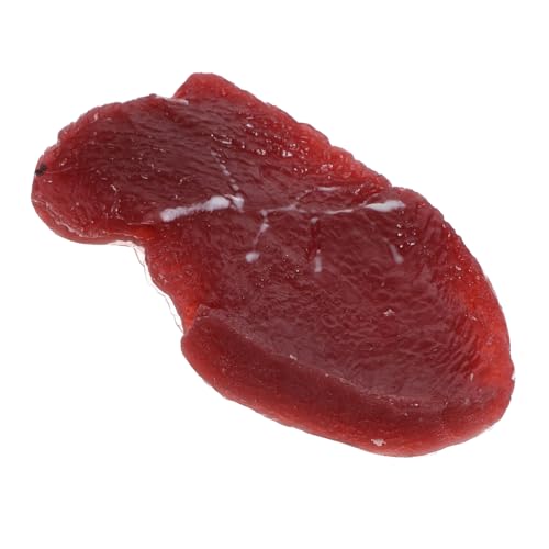 Mipcase Fake Fleisch Modell aus Realistisches Rindfleisch zur Dekoration Lebensechte Kunstfleisch Requisite für Fotografie von Mipcase