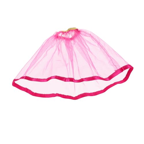Mipcase Fit Puppen Petticoat Abnehmbar Voluminöses Hochzeitskleid Unterrock für Schlanke Puppen DIY Miniatur Haus Deko Zubehör von Mipcase