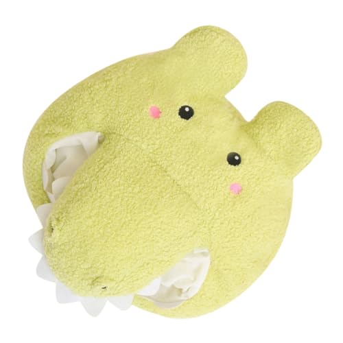 Mipcase Flauschige Alligator Kopfbedeckung Party Headgear Lustiger Plüsch Hut Bequeme Karneval Mütze für Fotorequisiten Cosplay Kostüm Zubehör Erwachsene von Mipcase
