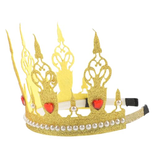 Mipcase Goldene Geburtstagskrone Stirnband für Mädchen Leichtes Robustes Party Accessoire Dekorative Prinzessinnen Krone für Fotos und Besondere Anlässe Mipcase Goldene Geburtstagskrone Stirnband für Mädchen Leichtes Robustes Party Accessoire Dekorative Prinzessinnen Krone für Fotos und Besondere Anlässe von Mipcase