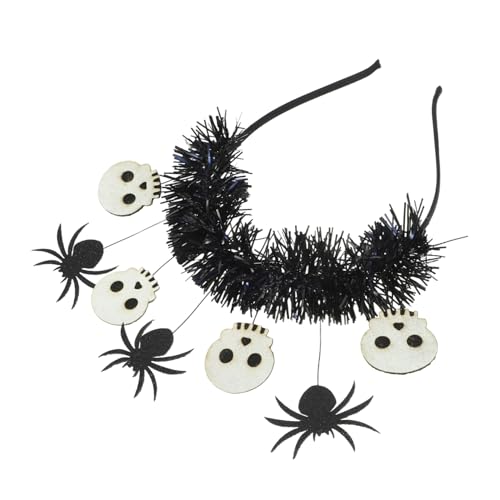 Mipcase Halloween Haarreifen mit und Spinnen Gruselige Kopfbedeckung für Kostümparty Cosplay und Halloween Dekoration Passt alle Kopfgrößen und Sorgt von Mipcase