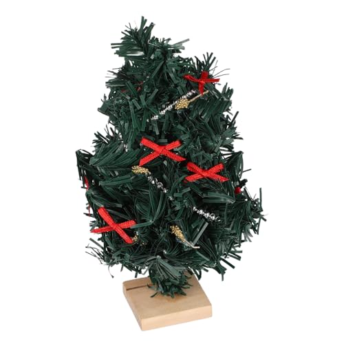 Mipcase Holzsockel Künstliche für Puppenhaus Dekoration Detailreiche Miniaturmöbel Zubehör Weihnachtsdeko für Mini Szenen und Sammler von Mipcase