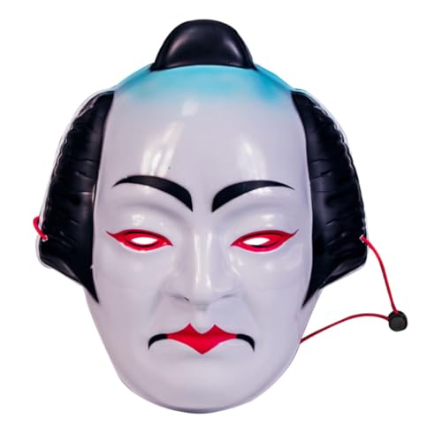Mipcase Kabuki -maske Samurai Theatermaske Japanische Kabuki -gesichtsmaske Japanisches Kimono-kostüm Kabuki Kulturmaske Kabuki -kunstmaske Kabuki Vollgesichtsmaske Kostümmaske Plastik Mipcase Kabuki -maske Samurai Theatermaske Japanische Kabuki -gesichtsmaske Japanisches Kimono-kostüm Kabuki Kulturmaske Kabuki -kunstmaske Kabuki Vollgesichtsmaske Kostümmaske Plastik von Mipcase