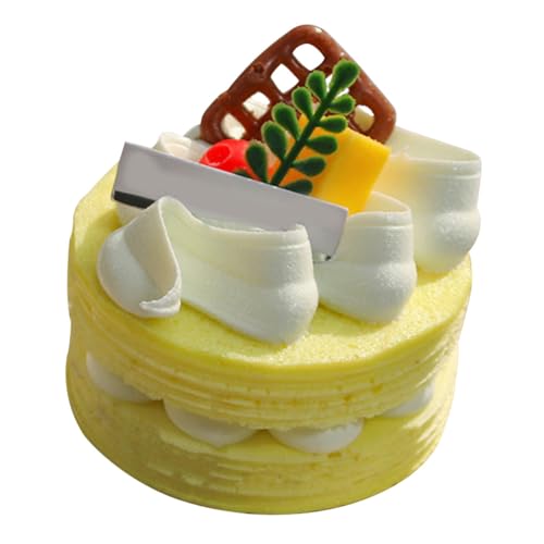 Mipcase Künstlicher Kuchen Modell für Dekoration Realistisches Fotorequisit für Hochzeiten Partys und Küchen für Kreative Anlässe Mipcase Künstlicher Kuchen Modell für Dekoration Realistisches Fotorequisit für Hochzeiten Partys und Küchen für Kreative Anlässe von Mipcase