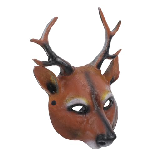 Mipcase Lifelike PU Hirschmaske Cosplay Tiergesichtsmaske Halloween Karneval Party Requisite für Erwachsene Mipcase Lifelike PU Hirschmaske Cosplay Tiergesichtsmaske Halloween Karneval Party Requisite für Erwachsene von Mipcase