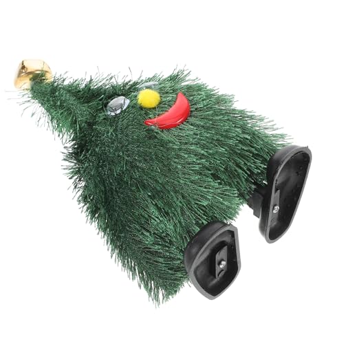 Mipcase Lustiger Wackelnder Weihnachtsbaum für Laufender Festtagsdekor Platzsparender Einzigartiger Weihnachtsbaum mit Schwingenden Beinen Fröhliche Weihnachtsstimmung von Mipcase